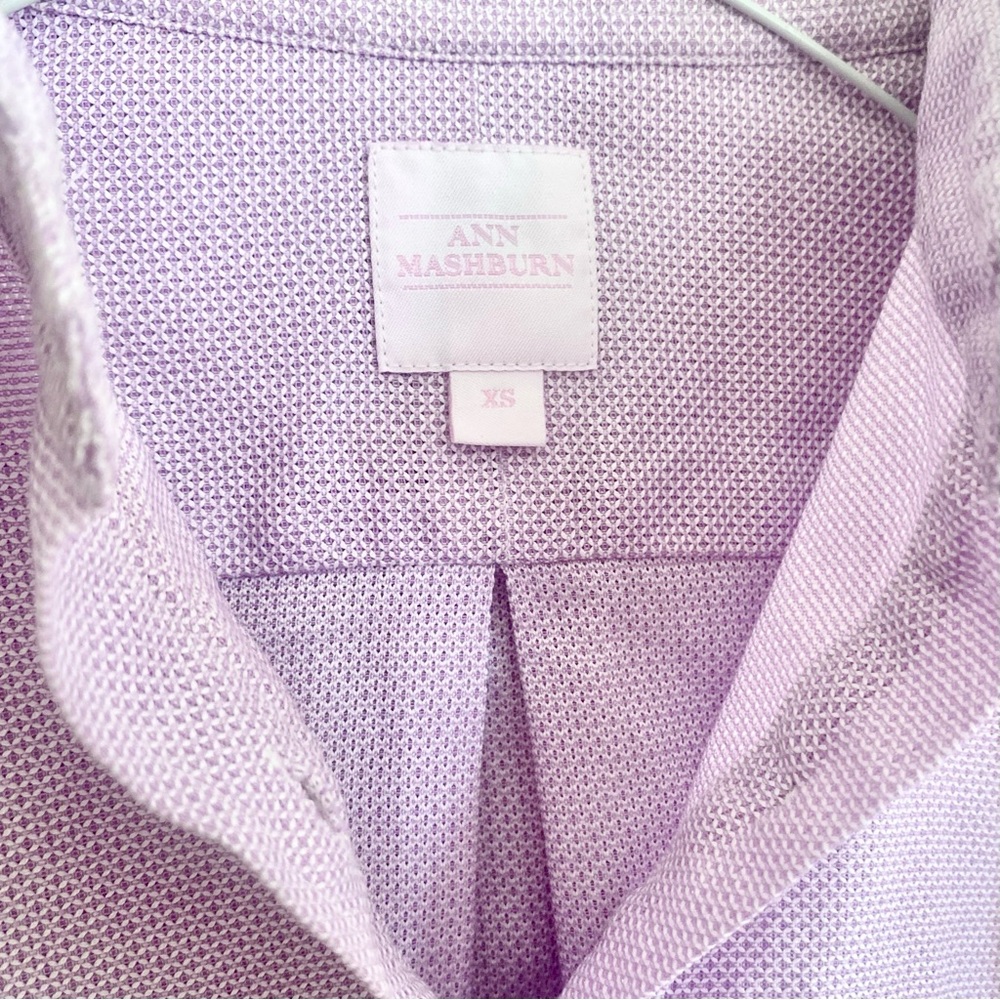 Ann Mashburn Lavender Tomboy Popover Long-Sleeve Top - Picture 3 of 7
